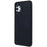 For Samsung Galaxy A32 5G Solid Silicone Ultra Slim Shockproof Phone Case Silky-Soft Touch Shockproof Back Cover - Black - 3