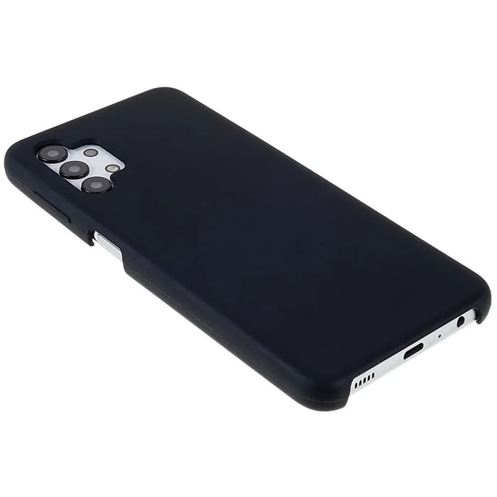 For Samsung Galaxy A32 5G Solid Silicone Ultra Slim Shockproof Phone Case Silky-Soft Touch Shockproof Back Cover - Black - 5
