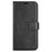 For Samsung Galaxy M33 5G (Global Version) Magnetic Clasp Textured PU Leather Stand Phone Case Wallet Folio Flip Cover - Black - 7