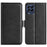 For Samsung Galaxy M33 5G (Global Version) Textured PU Leather Foldable Stand Phone Cover Magnetic Closure Wallet Flip Case - Black - 1