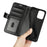 For Samsung Galaxy M33 5G (Global Version) Crazy Horse Texture Folio Flip Leather Phone Case Wallet Stand Cover - Black - 5