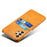 For Samsung Galaxy A13 4G Multipurpose Card Slots Phone Protector PU Leather Coated Hard PC Cover Case Shell - Orange - 3