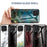 For Samsung Galaxy M53 5G Marble Pattern Tempered Glass + PC + TPU Scratch-resistant Protective Phone Shell Case - Black Marble - 6
