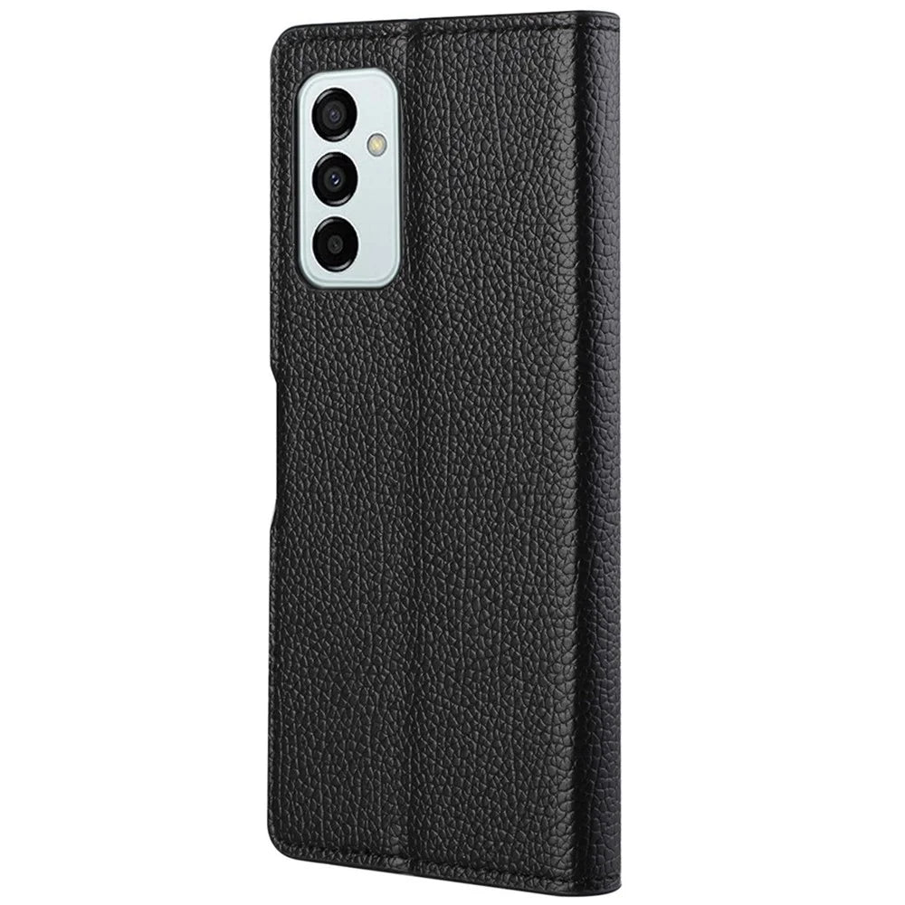 For Samsung Galaxy M23 5G / F23 5G PU Leather Litchi Texture Flip Wallet Case Stand Feature Scratch Resistant Full Protective Phone Cover - 5