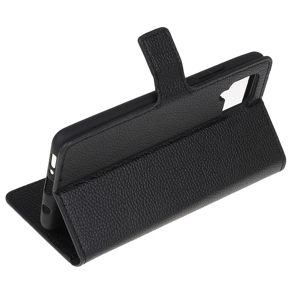 For Samsung Galaxy M53 5G Litchi Texture Wallet Case Shockproof PU Leather Stand Phone Cover - 4