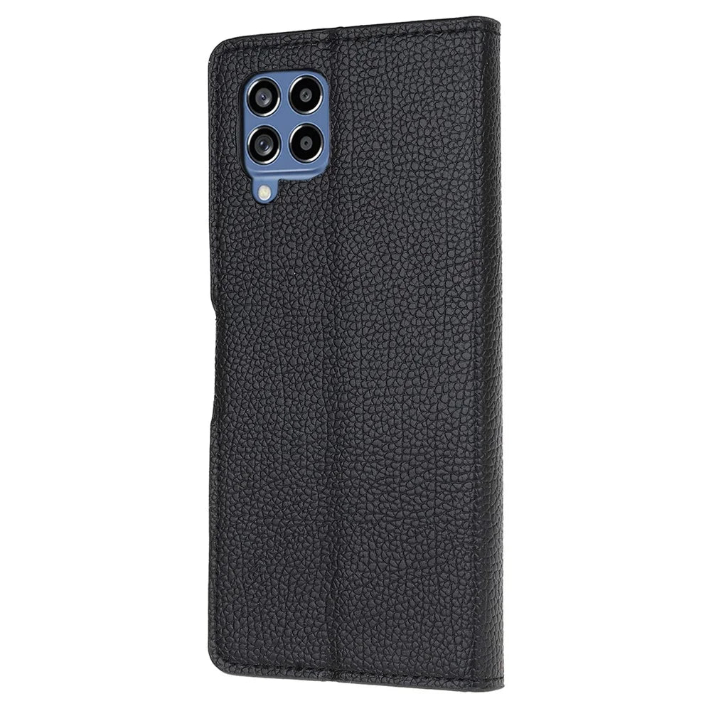 For Samsung Galaxy M53 5G Litchi Texture Wallet Case Shockproof PU Leather Stand Phone Cover - 6