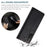 AUTSPACE A01 Series for Samsung Galaxy S22+ 5G PU Leather Case RFID Blocking Wallet Flip Stand Cover - Black - 7