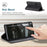 AUTSPACE A01 Series for Samsung Galaxy A53 5G PU Leather Case RFID Blocking Wallet Flip Stand Cover - Black - 5