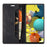 AUTSPACE A01 Series for Samsung Galaxy A51 4G SM-A515 PU Leather Case RFID Blocking Vintage Wallet Stand Flip Cover - Black - 2
