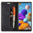 AUTSPACE A01 Series for Samsung Galaxy A21s PU Leather Case RFID Blocking Vintage Wallet Stand Flip Cover - Black - 2