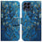 For Samsung Galaxy M33 5G (Global Version) Wallet Style Printed Pattern Well-protected Case Magnetic Closing Stand Soft TPU + PU Leather Phone Shell - Apricot Flowers - 1