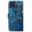 For Samsung Galaxy M33 5G (Global Version) Wallet Style Printed Pattern Well-protected Case Magnetic Closing Stand Soft TPU + PU Leather Phone Shell - Apricot Flowers - 7