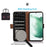 For Samsung Galaxy A53 5G Crocodile Texture RFID Blocking Genuine Cowhide Leather Wallet Phone Cover, Stand Magnetic Flip Folio Case - Black - 4