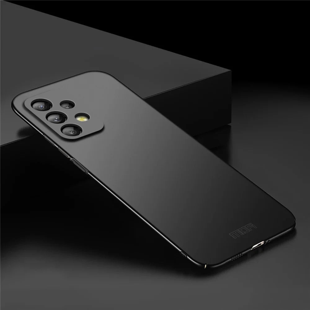 MOFI JK PC Series-1 Shield for Samsung Galaxy A73 5G Precise Cutout Shockproof Matte Phone Case Hard PC Protective Back Cover with Strap - Black - 2