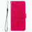 For Samsung Galaxy M33 5G (Global Version) Mandala Flower Pattern Imprinted PU Leather Magnetic Flip Cover Wrist Strap Wallet Stand Feature Shockproof Protective Case - Rose - 4