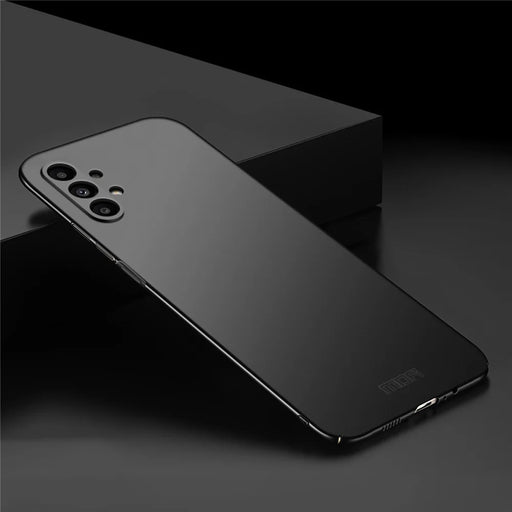 MOFI JK PC Series-1 Shield for Samsung Galaxy A13 4G Hard PC Cover Matte Finish Scratch-resistant Phone Case with Strap - Black - 2