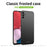 MOFI JK PC Series-1 Shield for Samsung Galaxy A13 4G Hard PC Cover Matte Finish Scratch-resistant Phone Case with Strap - Black - 3