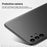 MOFI JK PC Series-1 Shield for Samsung Galaxy A13 4G Hard PC Cover Matte Finish Scratch-resistant Phone Case with Strap - Black - 5