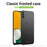 MOFI JK PC Series-1 Shield Matte Phone Case for Samsung Galaxy A13 5G, Drop-proof Protection Smartphone PC Cover  with Strap - Black - 3