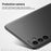 MOFI JK PC Series-1 Shield Matte Phone Case for Samsung Galaxy A13 5G, Drop-proof Protection Smartphone PC Cover  with Strap - Black - 5