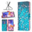 For Samsung Galaxy M33 5G (Global Version) Phone Case Pattern Printing PU Leather Wallet Stand Cover - Plum Blossom - 4
