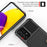 ZM03 Mobile Phone Case for Samsung Galaxy A73 5G TPU + PU Leather Wallet Kickstand Function Phone Shell with Magnetic Metal Sheet - Black - 6