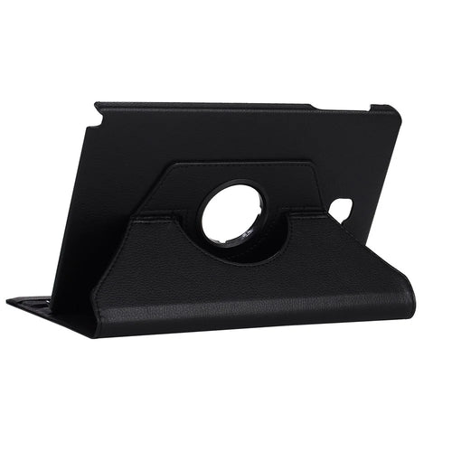 Rotary Stand Litchi Leather Tablet Case for Samsung Galaxy Tab A 10.1 (2016) with S Pen P580 P585 - Black - 1