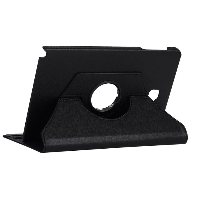 Rotary Stand Litchi Leather Tablet Case for Samsung Galaxy Tab A 10.1 (2016) with S Pen P580 P585 - Black - 1