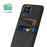 Cloth Texture Protective Case for Samsung Galaxy M53 5G, Hard PC + Cloth Back Cover with Dual Card Slot - Black - 2