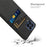Cloth Texture Protective Case for Samsung Galaxy M53 5G, Hard PC + Cloth Back Cover with Dual Card Slot - Black - 4