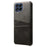 For Samsung Galaxy M53 5G Back Case Shell Multipurpose Card Slots All-round Shockproof Phone Protector PU Leather Coated Hard PC Cover - Black - 2