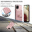 JEEHOOD for Samsung Galaxy A42 5G Detachable Design Leather Coated TPU Shell Strong Magnet Wallet RFID Blocking Protective Phone Case - Pink - 4