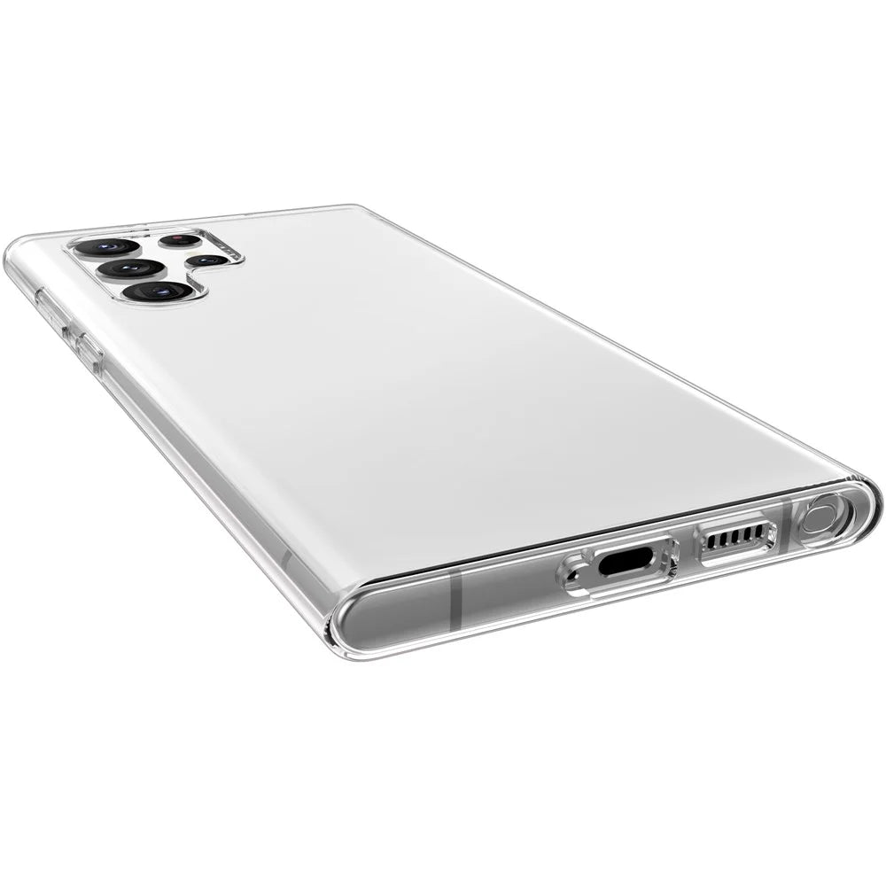 Transparent TPU Case for Samsung Galaxy S22 Ultra 5G, Anti-fingerprint Drop-proof Phone Protective Cover - 7