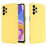 For Samsung Galaxy A23 5G (Global Version) / 4G Liquid Silicone Back Cover Soft Microfiber Lining Scratch-resistant Phone Protector - Yellow - 2