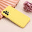 For Samsung Galaxy A23 5G (Global Version) / 4G Liquid Silicone Back Cover Soft Microfiber Lining Scratch-resistant Phone Protector - Yellow - 7