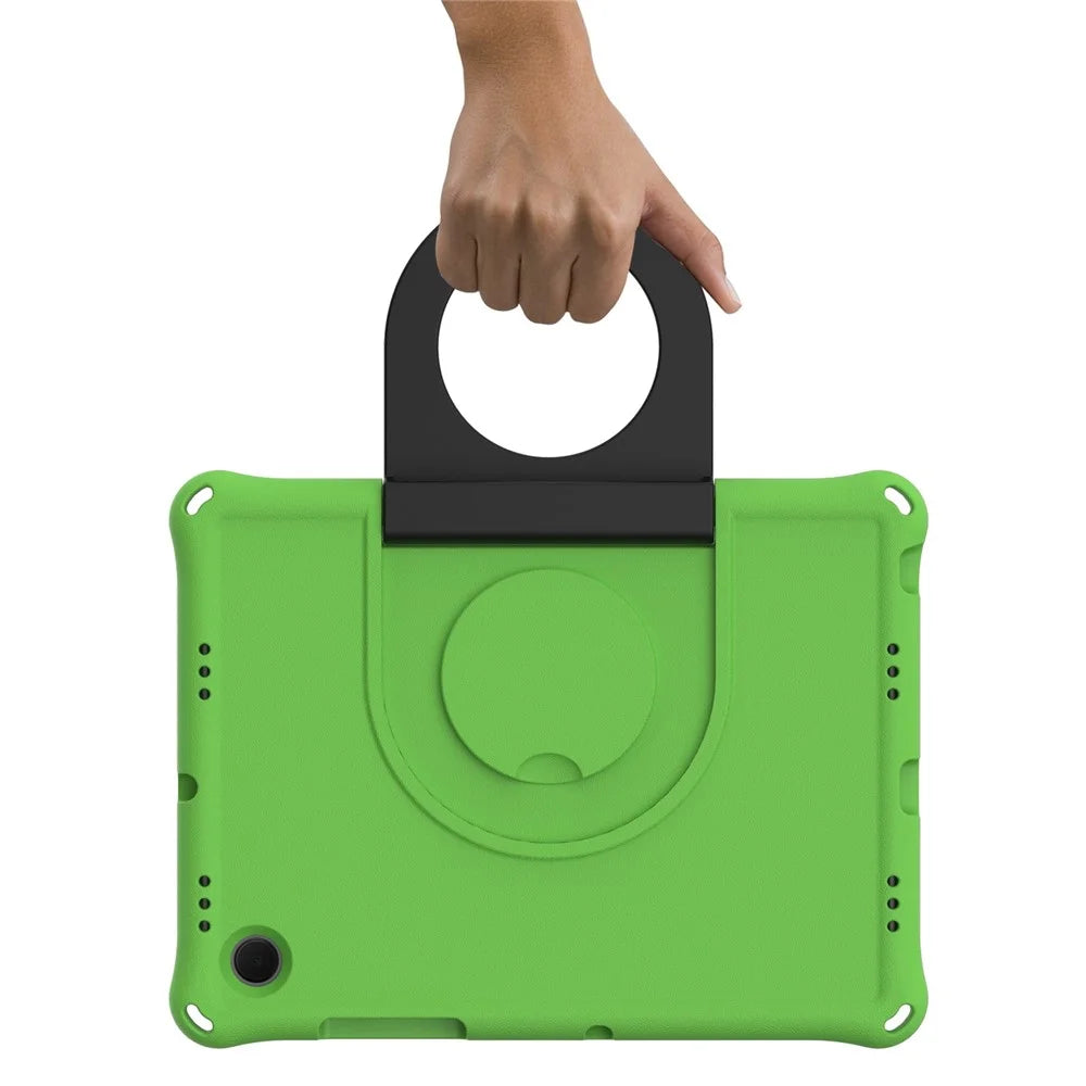 For Samsung Galaxy Tab A8 10.5 (2021) / (2022) EVA Tablet Protective Case Foldable Ring Kickstand Design Drop-proof Cover - Green - 5