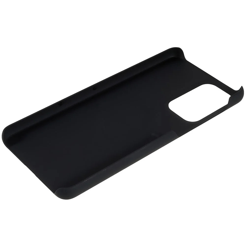 For Samsung Galaxy A33 5G Rubberized Plastic Hard Phone Case Mobile Phone Cover - Black - 7