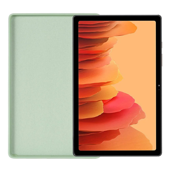 For Samsung Galaxy Tab A7 10.4 (2022) / (2020) Liquid Silicone Drop-proof Tablet Case Protective Cover - Green - 4