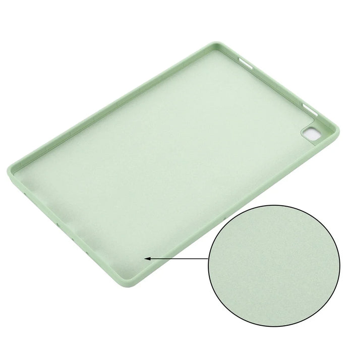 For Samsung Galaxy Tab A7 10.4 (2022) / (2020) Liquid Silicone Drop-proof Tablet Case Protective Cover - Green - 5