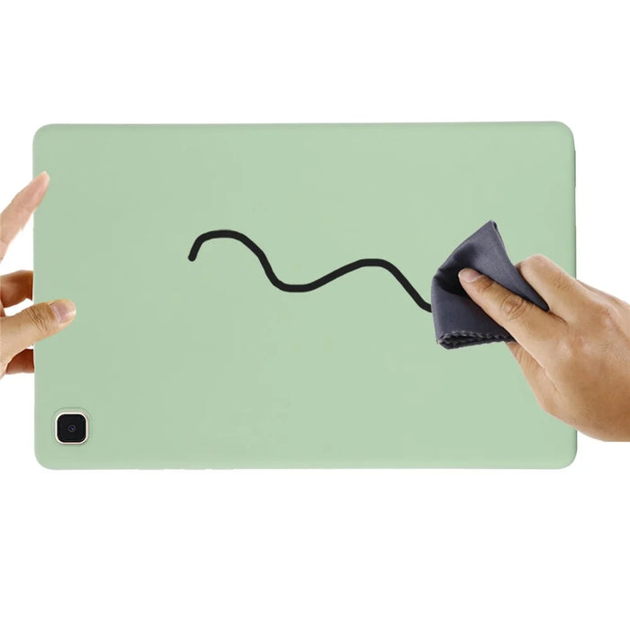 For Samsung Galaxy Tab A7 10.4 (2022) / (2020) Liquid Silicone Drop-proof Tablet Case Protective Cover - Green - 6