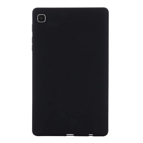 Liquid Silicone Tablet Case for Samsung Galaxy Tab A7 Lite 8.7-inch, Microfiber Lining Anti-scratch Protective Cover - Black - 1