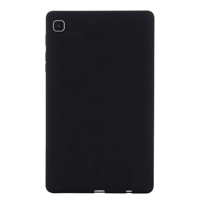 Liquid Silicone Tablet Case for Samsung Galaxy Tab A7 Lite 8.7-inch, Microfiber Lining Anti-scratch Protective Cover - Black - 1