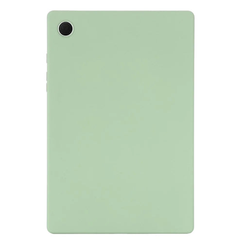 Liquid Silicone Tablet Cover for Samsung Galaxy Tab A8 10.5 (2021) / (2022) , Shockproof Microfiber Lining Slim Tablet Case - Green - 1