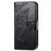 Big Butterfly Imprinting Leather Phone Shell for Samsung Galaxy A23 5G (Global Version), Drop-Prevention PU Leather Stand Wallet Case with Handy Strap - Black - 7