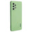 ENKAY HAT PRINCE Liquid Silicone Case for Samsung Galaxy A53 5G, Drop Resistant Straight Edge Design Camera Protection Lens Protector Cover - Light Green - 1