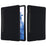 For Samsung Galaxy Tab S8/S7 Solid Color Tablet Case Microfiber Lining Liquid Silicone Anti-fall Protective Cover - Black - 2