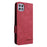 For Samsung Galaxy A22 5G (EU Version) Anti-scratch PU Leather Phone Case Hardware Design Smartphone Cover with Wallet Stand - Rose - 4