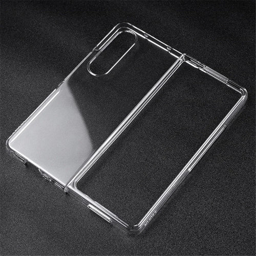 For Samsung Galaxy Z Fold4 5G Transparent Hard PC Case Anti-Fall All-Around Protection Shell - 1