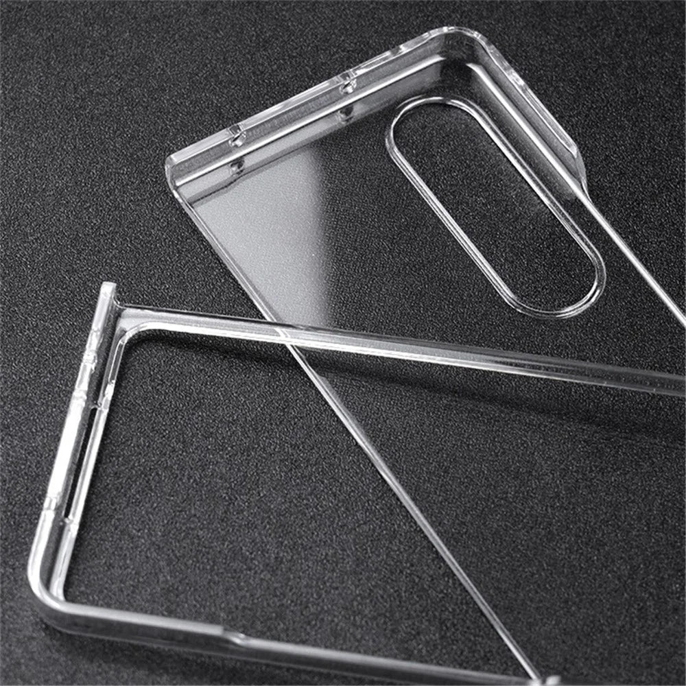 For Samsung Galaxy Z Fold4 5G Transparent Hard PC Case Anti-Fall All-Around Protection Shell - 2