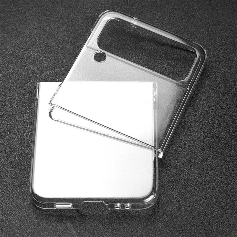For Samsung Galaxy Z Flip4 5G Clear Case Hard PC Full Protection Shockproof Anti-fall Cover - 2